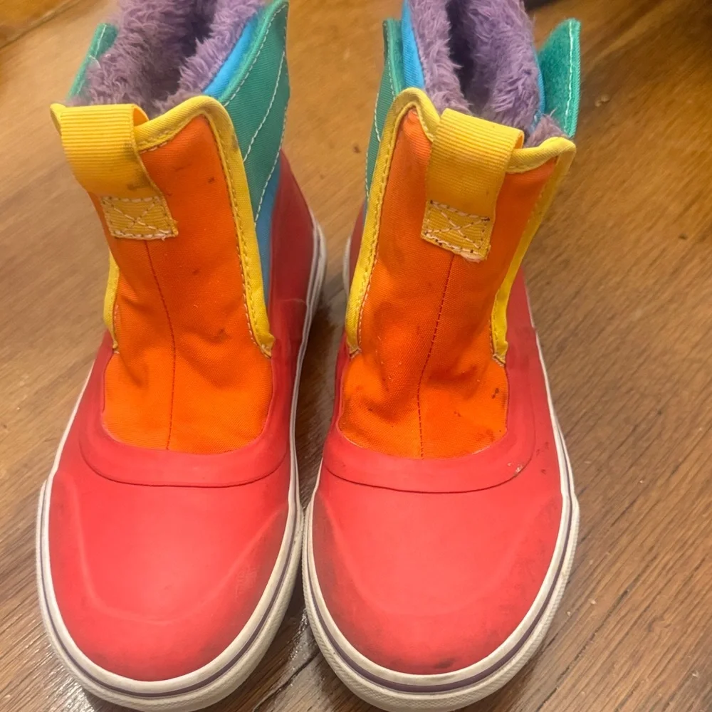 Vans Multicolor Kids High-Top Boots - Picture 1 of 5